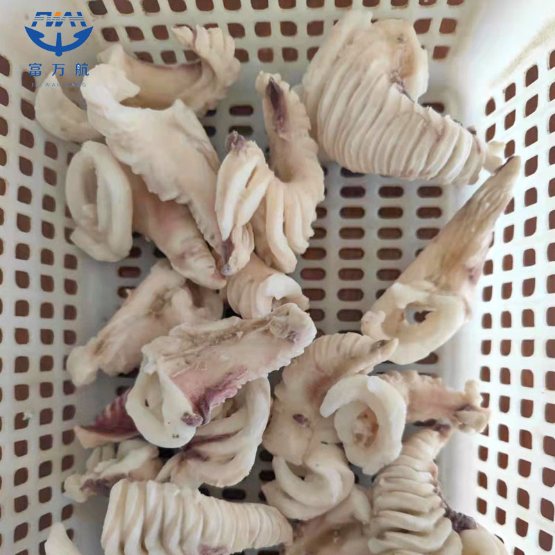 Boiled Frozen Giant Peru Squid Tail Flower