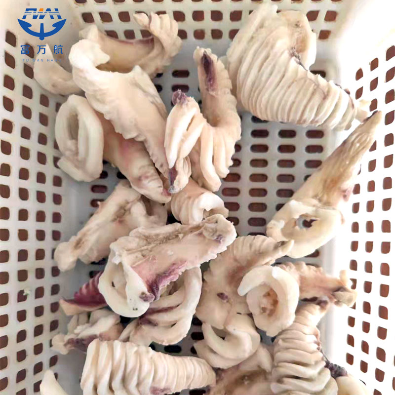 Boiled Frozen Giant Peru Squid Tail Flower