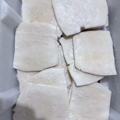 New Process Skinless Engraved Designs Block Cut Giant Squid Fillet